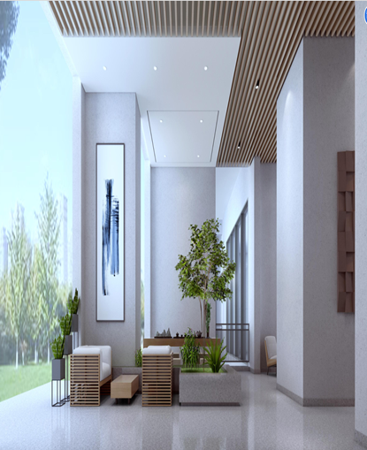 湖北無機磨石地坪-展廳案例圖片